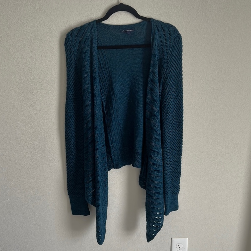 Deep blue cardigan from American eagle